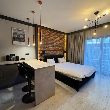 Apartmán Riverside Industrial - Sauna-gym- In Style By Wroapart-pl -air-conditioning-all-spa-fitness Vratislav