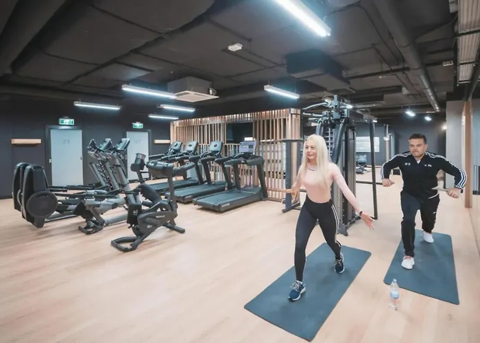 Riverside Industrial - Sauna-gym- In Style By Wroapart-pl -air-conditioning-all-spa-fitness アパート